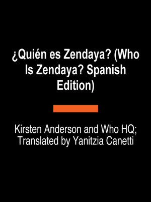 cover image of ¿Quién es Zendaya?